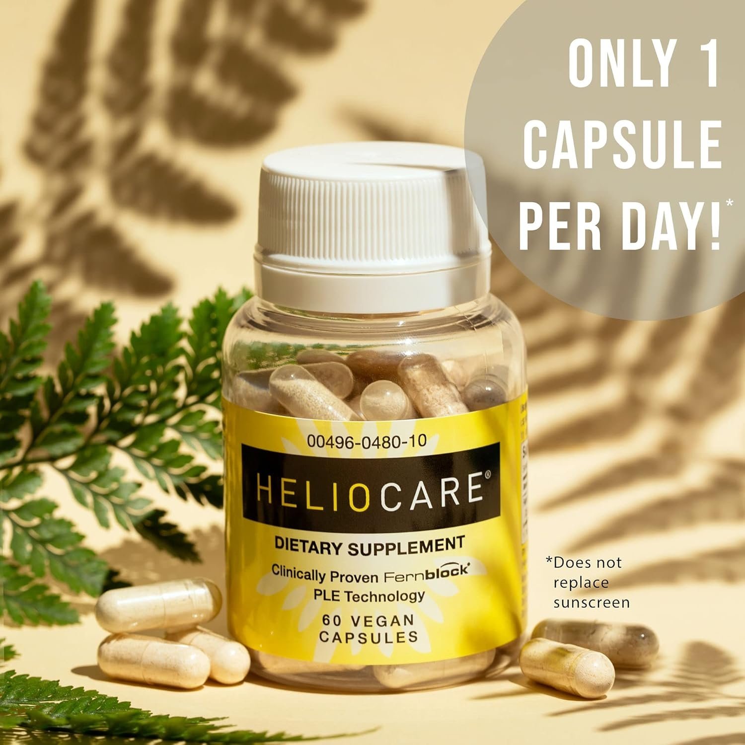 Heliocare 240 mg – Cápsulas antioxidantes con Polypodium Leucotomos para piel sana - Image 3