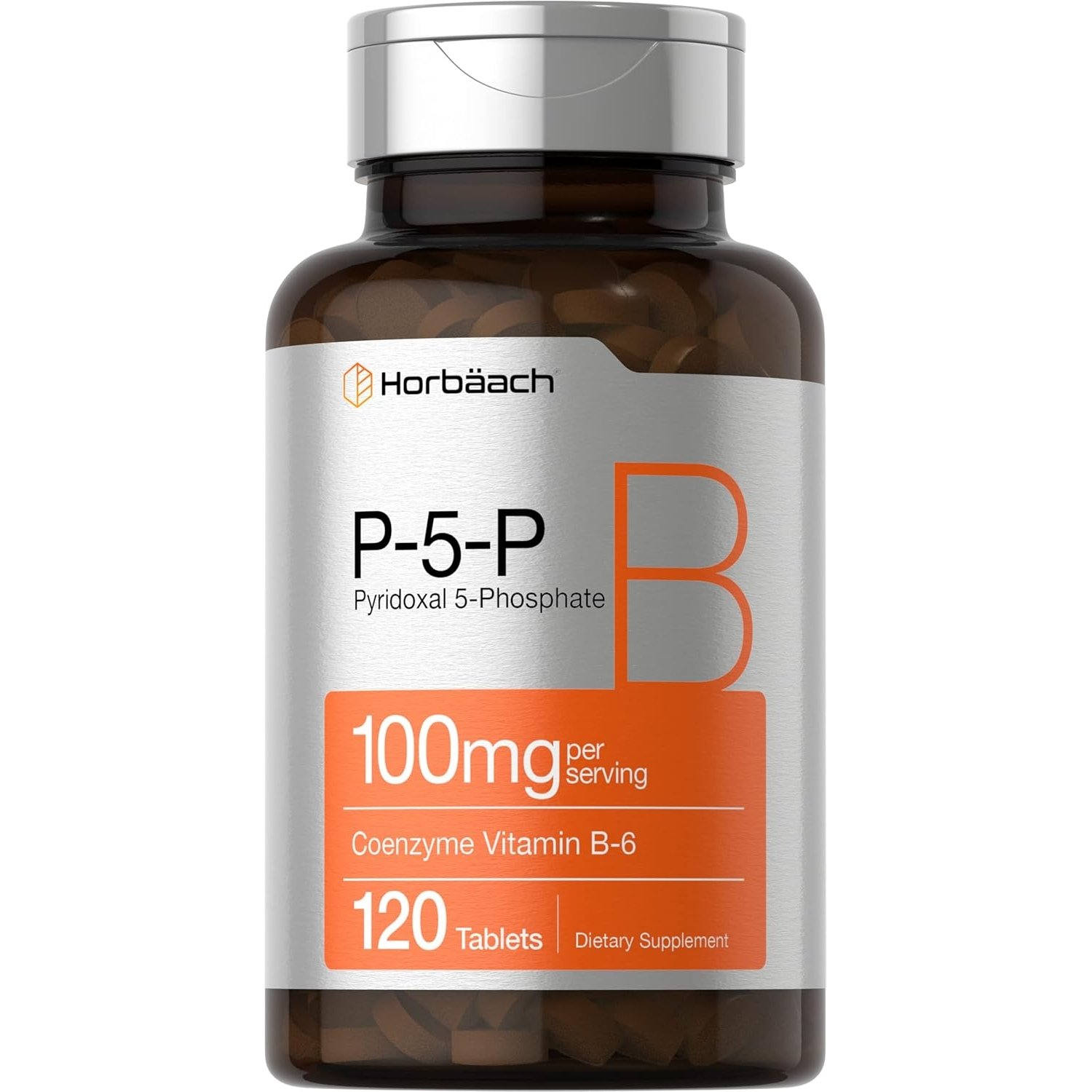 Vitamina B6 activada por P5P 100 mg | 120 tabletas