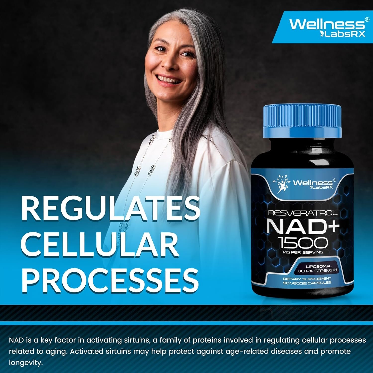 Suplemento NAD+ Liposomal – Fórmula Premium Antiage para Vitalidad Celular - Image 3