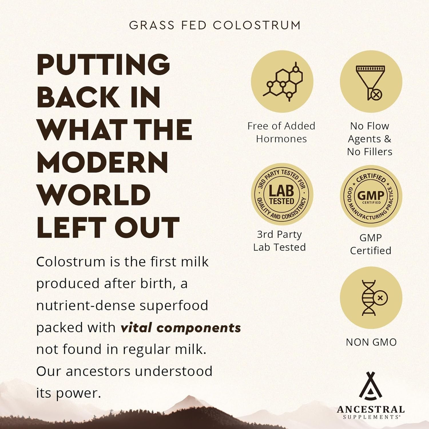 Paquetes de polvo de calostro bovino alimentado con pasto, suplemento de apoyo inmunológico - Image 5