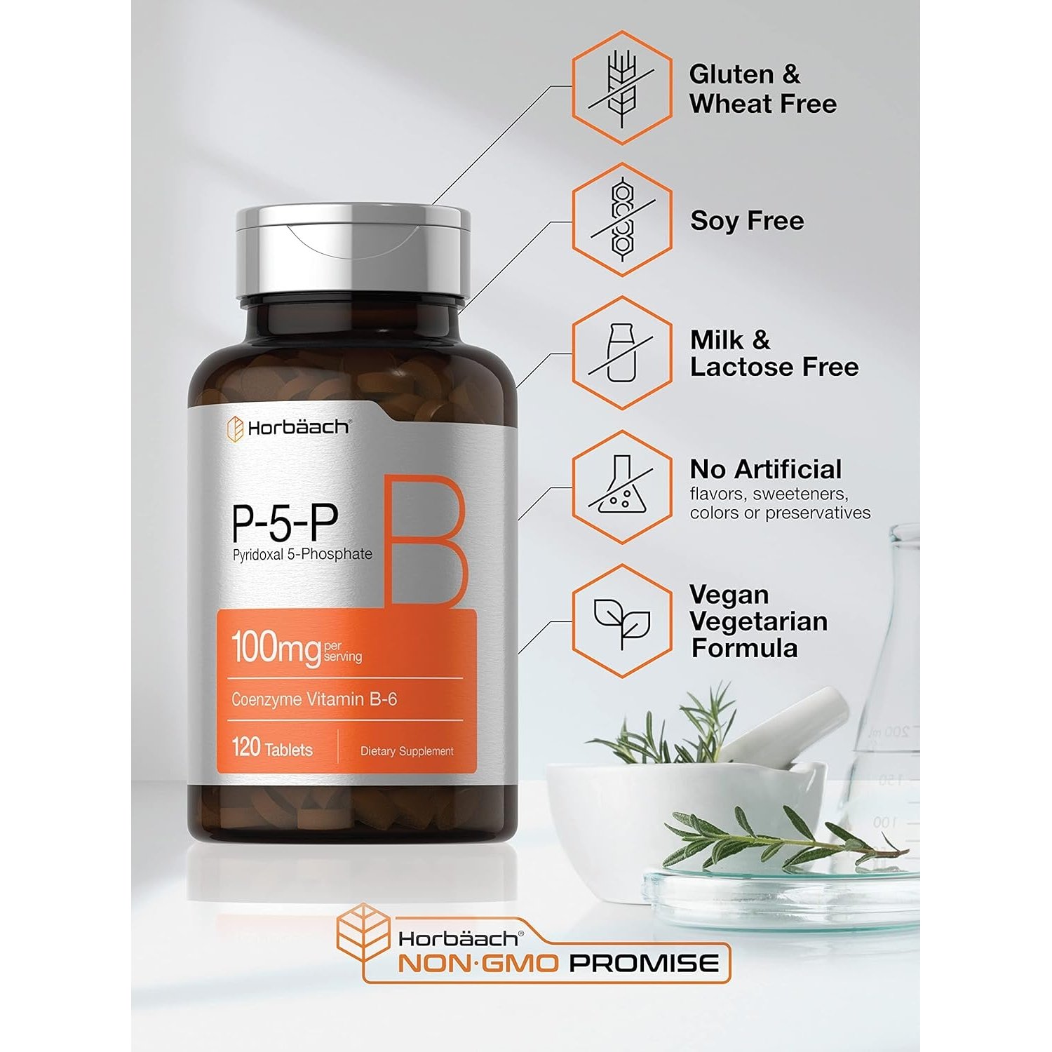 Vitamina B6 activada por P5P 100 mg | 120 tabletas - Image 4