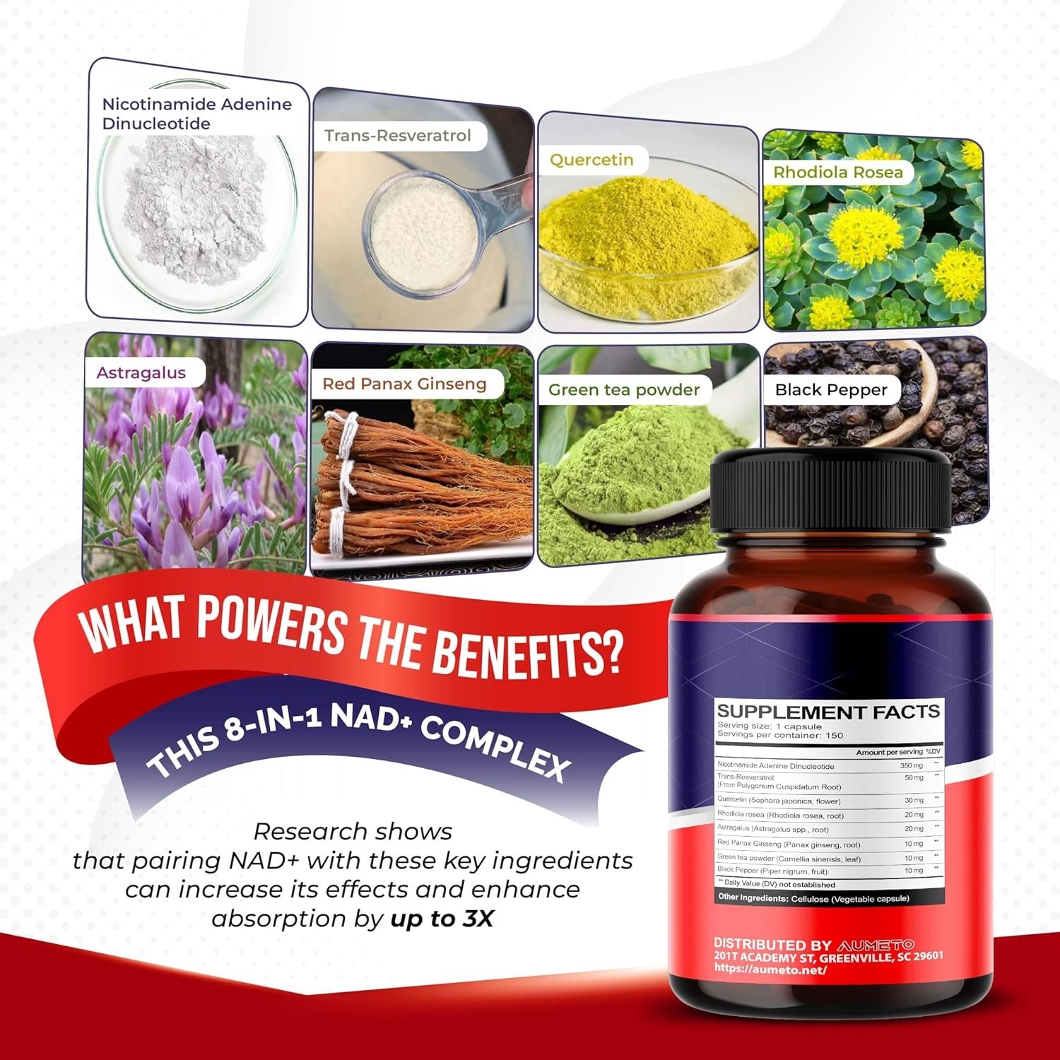 Nicotinamide Riboside 12,970mg with Resveratrol Quercetin - Image 2