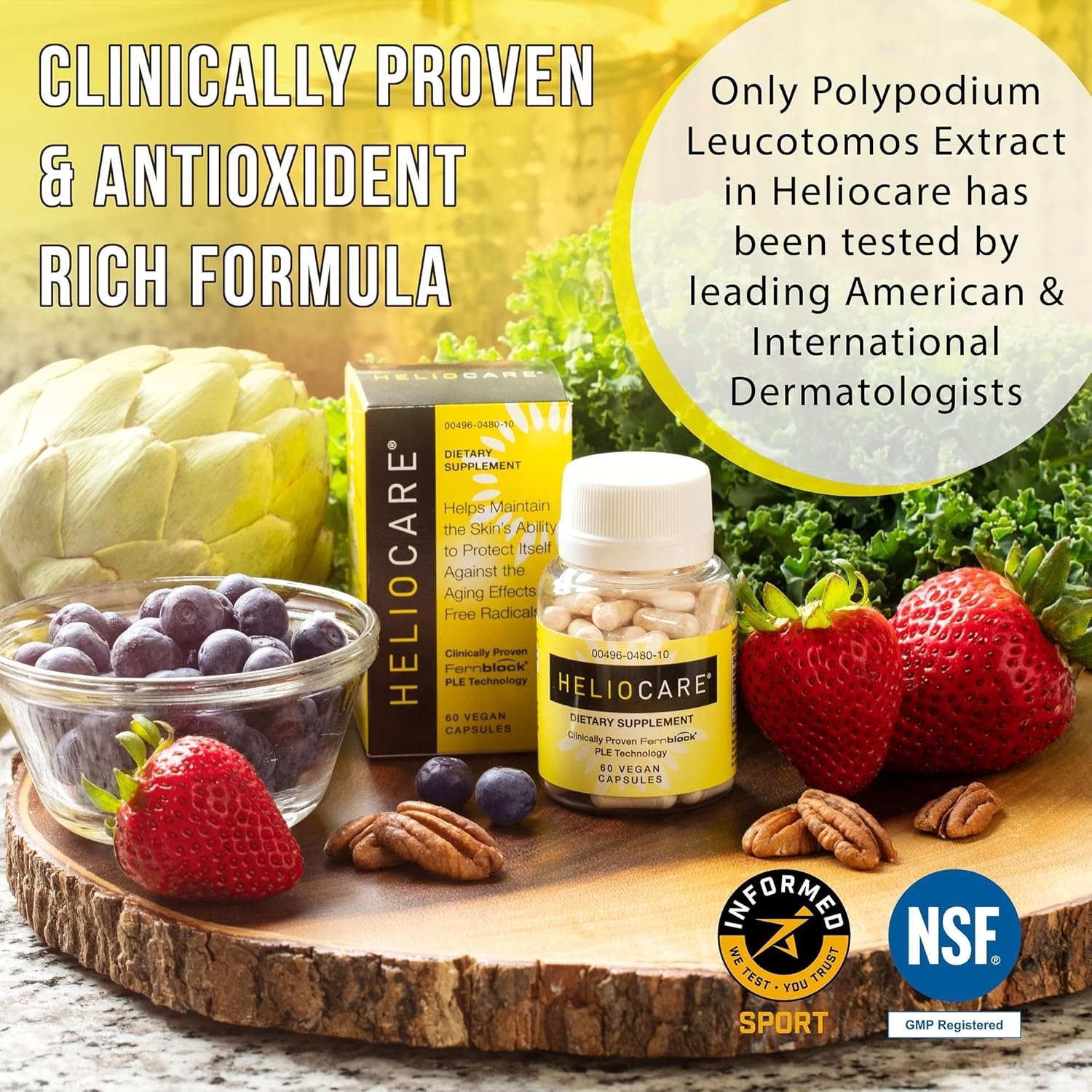 Heliocare 240 mg – Cápsulas antioxidantes con Polypodium Leucotomos para piel sana - Image 4