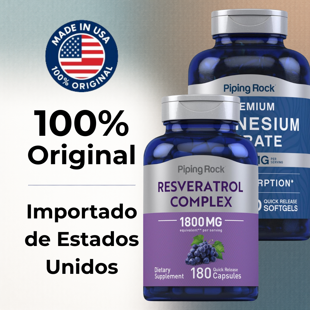 Combo Resveratrol 1800 mg + Magnesio Citrato 375 mg | Antioxidante y Bienestar Integral - Image 6