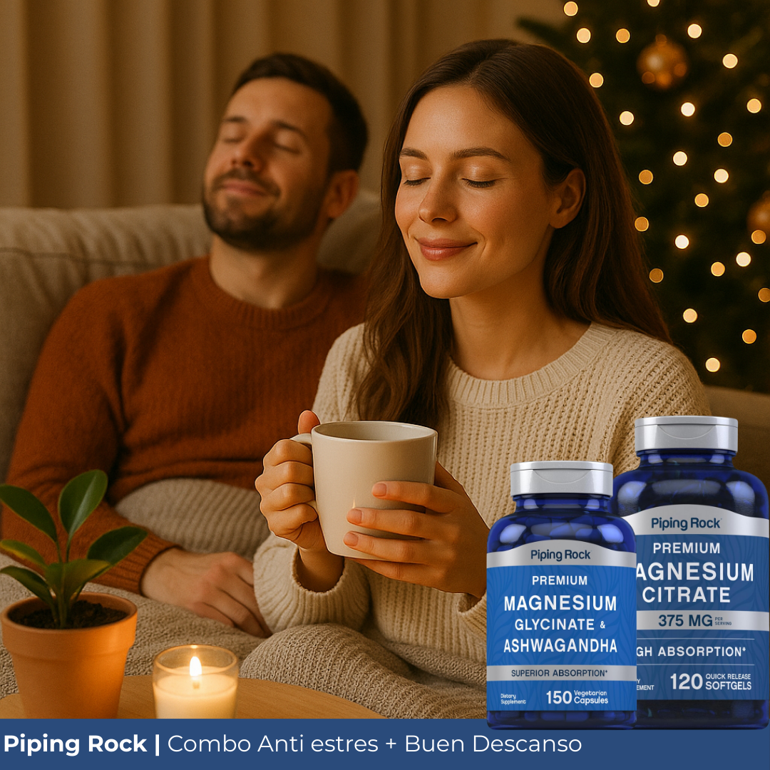Combo Anti-Estrés y Buen Descanso – Magnesio Citrato + Magnesio Glicinato con Ashwagandha | Relajación Natural & Sueño Reparador - Image 7